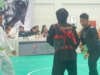 Atlet Pencak Silat PWNU Sumbar sedang berlaga