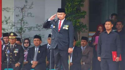 Bupati Dharmasraya Pimpin Upacara Hari Sumpah Pemuda ke-94