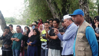 Diduga Diterkam Buaya, Warga Rantau Panjang Belum Ditemukan