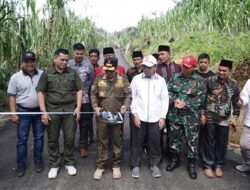 Bupati Tanah Datar Resmikan Jalan Jorong Pato