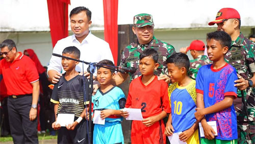 pembukaan Liga Pelajar Dharmasraya 2022