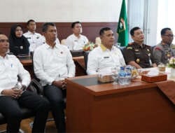 Bupati Solok Ikuti Vidcon Rakor Inspektur Daerah Seluruh Indonesia