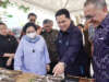 Erick Thohir Dampingi Megawati Soekarnoputri Meninjau Kek Sanur