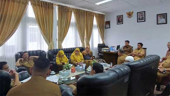 Fitra Murni audiensi dengan Sekdako