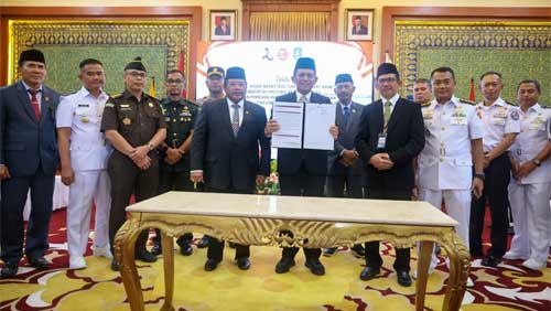 Penandatanganan kerja sama pembangunan Jembatan Batam - Bintan