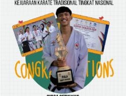 Mahasiswa Universitas Muhammad Nasir Bukittinggi Juara Nasional Karate Tradisional