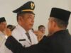 Sekdakab Dharmasraya Kukuhkan Marjilis Sebagai Camat Tiumang