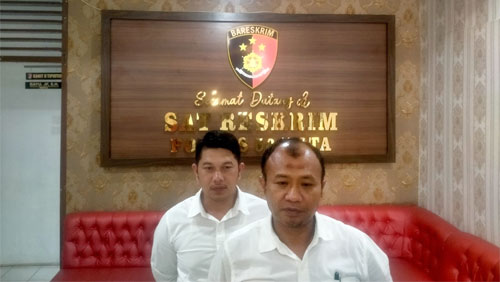 Kasat Reskrim Polres 50 Kota, AKP. Elvis Susilo didampingi Kanit I, IPDA. Robby