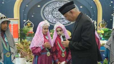 Gubernur Mahyeldi Hadiri Khatam Qur’an ke-45 MDA/TPA Masjid Raya Al -Ikhlas Aia Tabik Kamang Mudiak