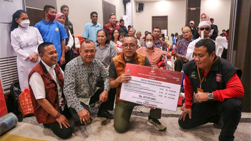 Plt. Direktur Jaminan Sosial Kemensos, Faisal saat Konsolidasi PKH Tahun 2023 di Kabupaten Bulungan, Kalimantan Utara