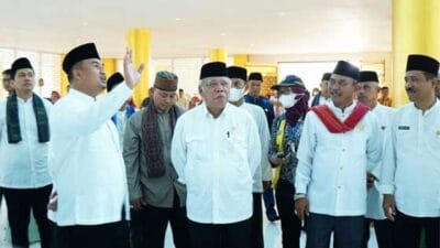Menteri PUPR Resmikan Masjid Agung Dharmasraya