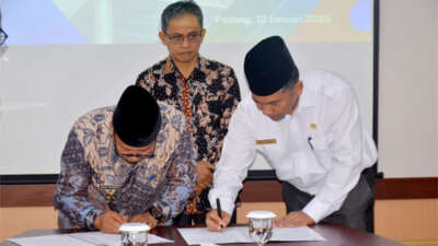 Pemkab Agam Terima LHP Kepatuhan atas Belanja Daerah 2022