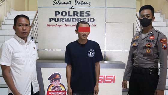 EA diamankan Satreskrim Polres Purworejo