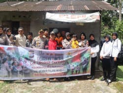 Polres Kota Pariaman Bakti Sosial Cik Uniang Berbagi di Padang Lariang