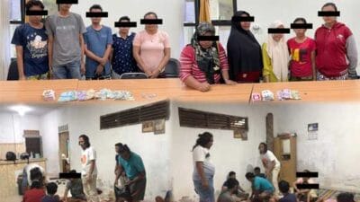 Asyik Main Judi, Polres Pessel Ringkus 10 Tersangka