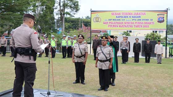 Serahterima Kapolsek IV Nagari