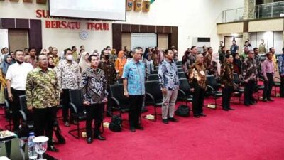 Pj. Sekda Muba Ikuti Rakor Penyusunan Dokumen Rencana Aksi dan Evaluasi Penerapan SPM Provinsi