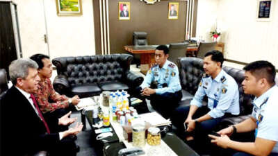 Rutan Cipinang Terima Kunjungan Kedutaan Besar Palestina