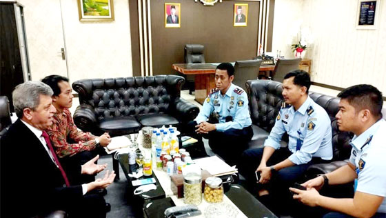 Rutan Cipinang Terima Kunjungan Duta Besar Palestina