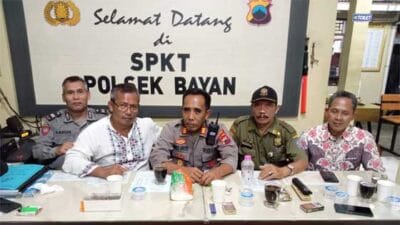 Malam Pergantian Tahun, Sejumlah Tokoh Masyarakat Datangi Mapolsek Bayan