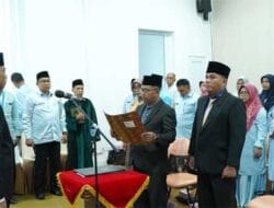 Sekdakab Solok Lantik Pejabat Tinggi Pratama dan Administrator