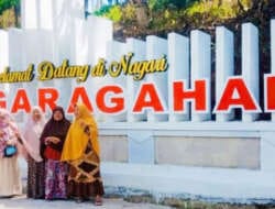 Tugu Selamat Datang Nagari Garagahan Jadi Spot Foto