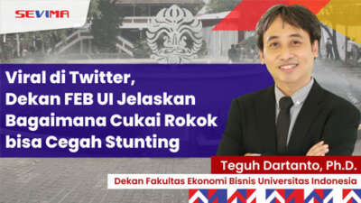 Viral di Twitter, Dekan FEB UI Jelaskan Bagaimana Cukai Rokok Bisa Cegah Stunting