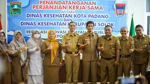 Pemkab Solok Jalin Kerja Sama Aplikasi Ayo Ceting dengan Pemko Padang
