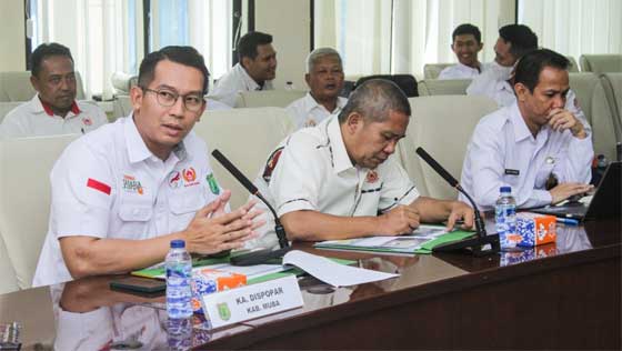 rapat persiapan sebagai Tuan Rumah pada Liga 3 PSSI Zona Sumatera Selatan