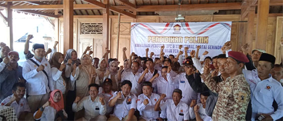 22 PAC Gerindra Kebumen Tandatangani Petisi Keberatan Terkait Reshufle Pengurus DPC