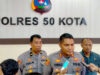 Kapolres 50 Kota, AKBP. Ricardo Condrat Yusuf saat Pres Release di Mapolres 50 Kota, Kawasan Ketinggian Kecamatan Harau