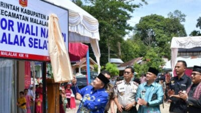 Miliki Kantor Sendiri, Pemnag Malalak Selatan Gelar Makan Bajamba