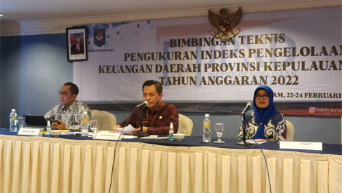 Bimtek Pengukuran IPKD Provinsi Kepulauan Riau (Kepri) Tahun Anggaran 2022 di Hotel Harmoni One Batam