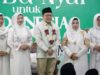 Ketua Umum Partai Kebangkitan Bangsa (PKB) Abdul Muhaimin Iskandar (Gus Muhaimin) dalam forum Mandat 99 Bu Nyai untuk Indonesia di Ponpes Terpadu Al Yasini Pasuruan