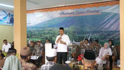 Bupati Solok Hadiri Musrenbang Kecamatan Pantai Cermin