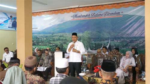 Bupati Solok Hadiri Musrenbang Kecamatan Pantai Cermin