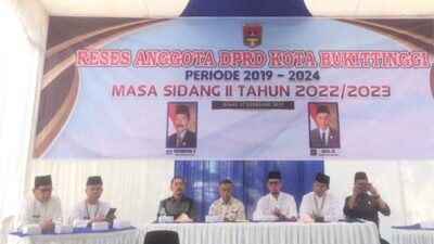 Dua Anggota DPRD Kota Bukittinggi Reses Berkelompok di Mandiangin Koto Selayan