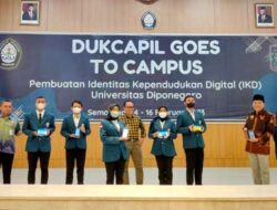 Dukcapil Layani Identitas Kependudukan Digital Mahasiswa UNDIP