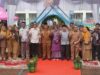Wali Kota Hendri Septa foto bersama usai membuka English Festival of Padang Junior High School di SMPN 7 Padang