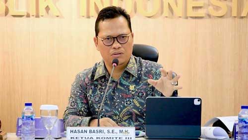 Ketua Komite IIII DPD RI, Hasan Basri