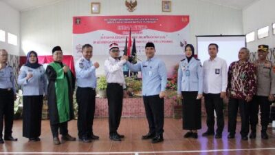 WBP Tindak Pidana Terorisme Lapas Kelas I Palembang Ucapkan Ikrar Setia Kepada NKRI