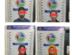 Tiga Wanita dan Satu Pria Diamankan Sat Res Narkoba Polres Payakumbuh, Ini Sebabnya