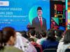 Menteri Perdagangan Zulkifli Hasan menyampaikan pidato pembuka dalam Legendary Brand Festival 2023 di Pondok Indah Mall 3, Jakarta