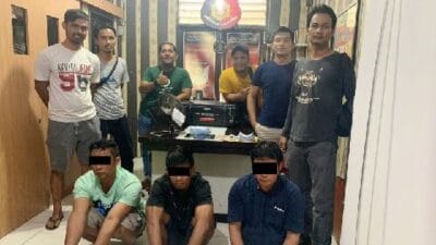 Tim Gabungan Satreskrim Polres Sawahlunto Tangkap Tiga Tersangka Pelaku Pemalsuan SIM