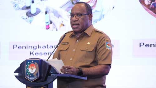 Wamendagri Minta Pemda Kawal Hasil Rakortekrenbang 2023 1 Wamendagri, John Wempi Wetipo