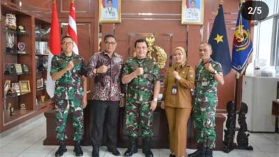 Ketua DPRD Kota Padang Kunjungi Danlantamal II, Ini yang Dibahas