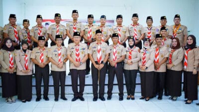 Ketua Kwarcab Muba Lantik Pengurus dan Mabisaka Wira Kartika Kodim 0401