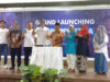 Sekdaprov Sumbar, Hansastri saat peluncuran Dropshup, di Hotel Pangeran Beach, Padang