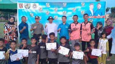 Tuan Rumah Juarai Liga Sepak Bola Usia Dini KNPI Agam