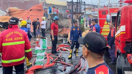 Musibah Kebakaran di Jorong Kapeh Panji, Nagari Taluak IV Suku, Kecamatan Banuhampu, Kabupaten Agam